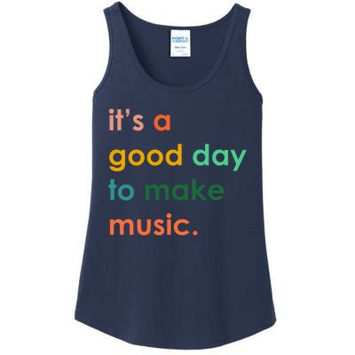 It's A Good Day To Make Music Ladies Essential Tank