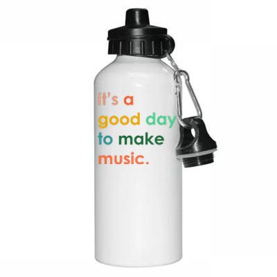 It's A Good Day To Make Music Aluminum Water Bottle