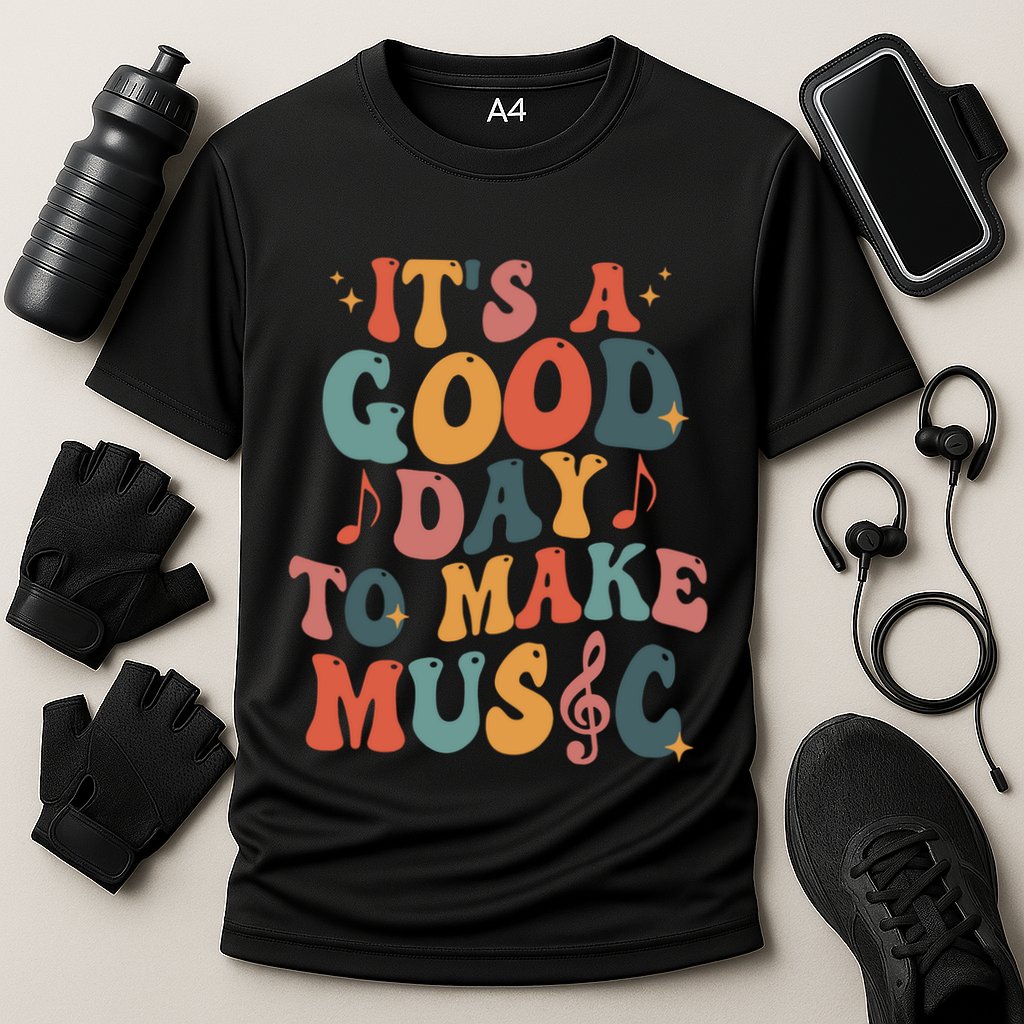 ItS A Good Day To Make Music Music Teacher Music Lover Gift Cooling Performance Crew T-Shirt