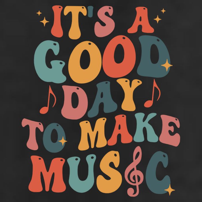 ItS A Good Day To Make Music Music Teacher Music Lover Gift Beanie