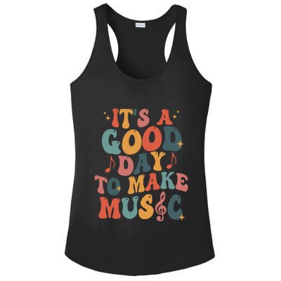 ItS A Good Day To Make Music Music Teacher Music Lover Gift Ladies PosiCharge Competitor Racerback Tank