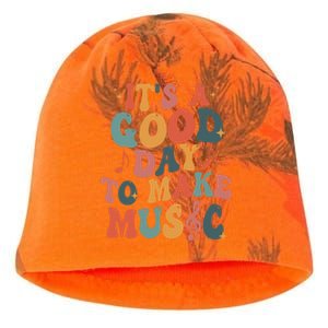 ItS A Good Day To Make Music Music Teacher Music Lover Gift Kati - Camo Knit Beanie