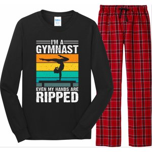 IM A Gymnast Even My Hands Are Ripped Long Sleeve Pajama Set