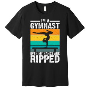 IM A Gymnast Even My Hands Are Ripped Premium T-Shirt