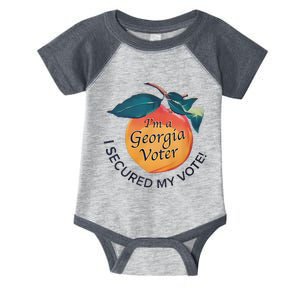 IM A Georgia Voter I Secured My Vote For Kamala Harris Infant Baby Jersey Bodysuit