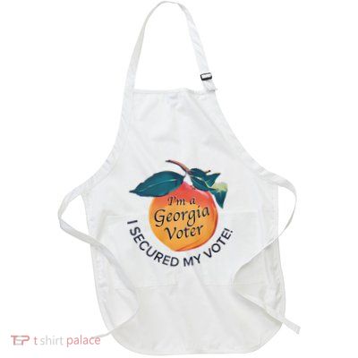 IM A Georgia Voter I Secured My Vote For Kamala Harris Full-Length Apron With Pockets