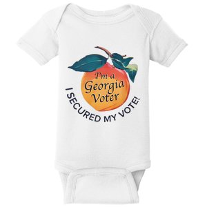 IM A Georgia Voter I Secured My Vote For Kamala Harris Baby Bodysuit