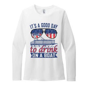 It´s A Good Day To Drink On A Boat Captain Life Is Better Womens CVC Long Sleeve Shirt