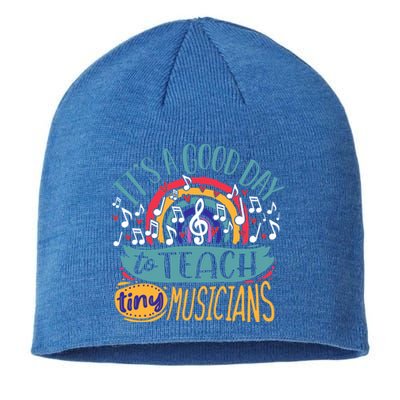 It's A Good Day To Teach Tiny Musicians Music Teacher Gift Sustainable Beanie