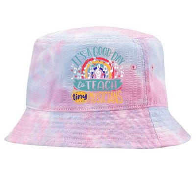 It's A Good Day To Teach Tiny Musicians Music Teacher Gift Tie-Dyed Bucket Hat