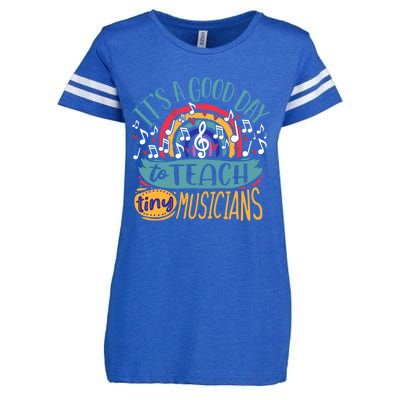 It's A Good Day To Teach Tiny Musicians Music Teacher Gift Enza Ladies Jersey Football T-Shirt