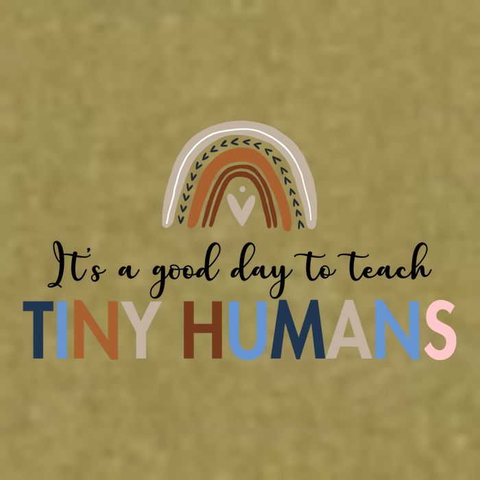 It's A Good Day To Teach Tiny Humans Gift For Teacher Garment-Dyed Women's Muscle Tee