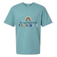 It's A Good Day To Teach Tiny Humans Gift For Teacher Sueded Cloud Jersey T-Shirt