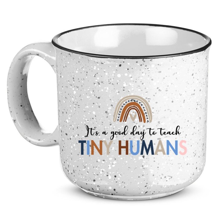 It's A Good Day To Teach Tiny Humans Gift For Teacher 15oz Campfire Ceramic Mug
