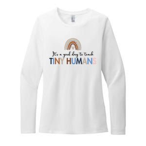 It's A Good Day To Teach Tiny Humans Gift For Teacher Womens CVC Long Sleeve Shirt