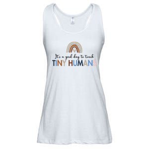 It's A Good Day To Teach Tiny Humans Gift For Teacher Ladies Essential Flowy Tank