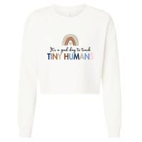 It's A Good Day To Teach Tiny Humans Gift For Teacher Cropped Pullover Crew