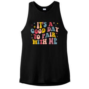 Its A Good Day To Pair With Me Aba Therapy Ladies PosiCharge Tri-Blend Wicking Tank