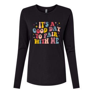 Its A Good Day To Pair With Me Aba Therapy Womens Cotton Relaxed Long Sleeve T-Shirt