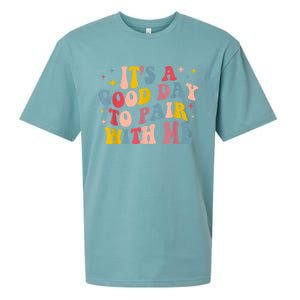 Its A Good Day To Pair With Me Aba Therapy Sueded Cloud Jersey T-Shirt