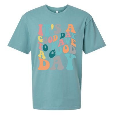 It's A Good Day To Have A Good Day Colorful Motivational Great Gift Sueded Cloud Jersey T-Shirt