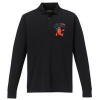 It Aint Gonna Suck Itself Crawfish Mardi Gras Funny Performance Long Sleeve Polo