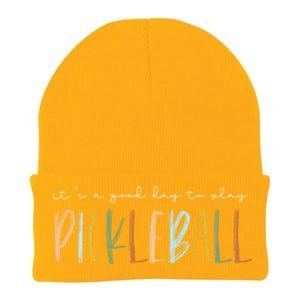 ItS A Good Days To Play Pickleball Dink Player Pickleball Meaningful Gift Knit Cap Winter Beanie