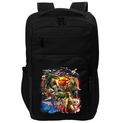 Italian-Brainrot AI Generated Animals Gen Z Impact Tech Backpack