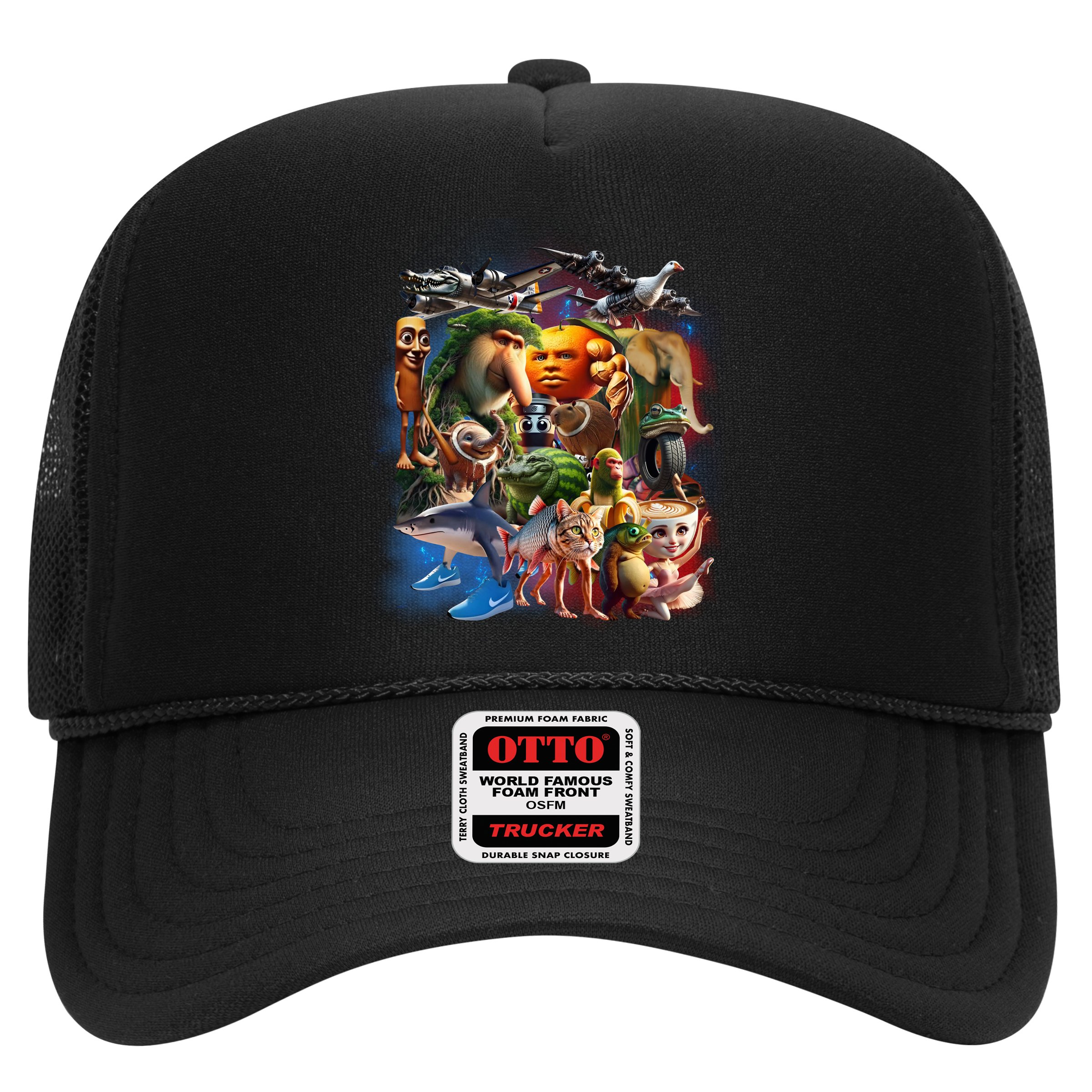 Italian-Brainrot AI Generated Animals Gen Z Hat