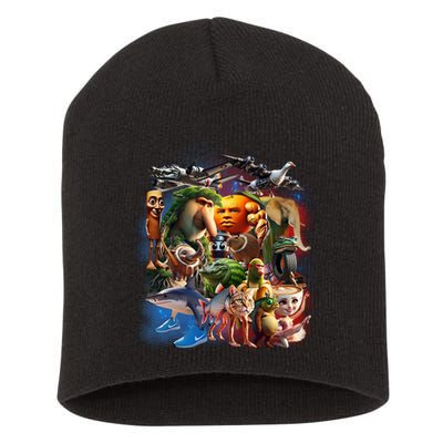 Italian-Brainrot AI Generated Animals Gen Z Short Acrylic Beanie