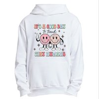 It's a good day to teach tiny humans retro happy face Urban Pullover Hoodie