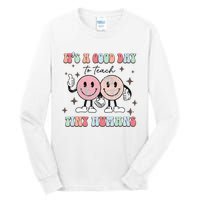 It's a good day to teach tiny humans retro happy face Tall Long Sleeve T-Shirt