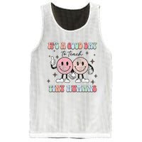 It's a good day to teach tiny humans retro happy face Mesh Reversible Basketball Jersey Tank