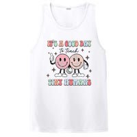 It's a good day to teach tiny humans retro happy face PosiCharge Competitor Tank