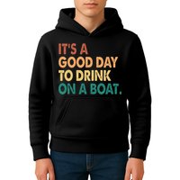 It's A Good Day To Drink On A Boat Kids Hoodie