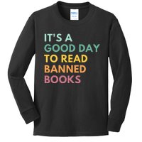 Its A Good Day To Read Banned Books Banned Books Kids Long Sleeve Shirt