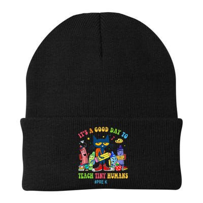 It's A Good Day To Teach Tiny Humans PreK Cat Teacher Lover Beanie