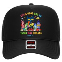 It's A Good Day To Teach Tiny Humans PreK Cat Teacher Lover Trucker Hat
