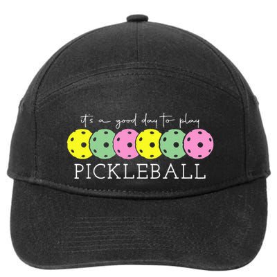 ItS A Good Days To Play Pickleball Dink Player Pickleball 7-Panel Snapback Hat