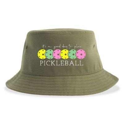 ItS A Good Days To Play Pickleball Dink Player Pickleball Sustainable Bucket Hat