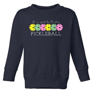 ItS A Good Days To Play Pickleball Dink Player Pickleball Toddler Sweatshirt