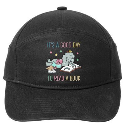 ItS A Good Day To Read A Book 7-Panel Snapback Hat