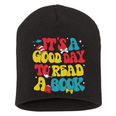 Its A Good Day To Read A Book Short Acrylic Beanie