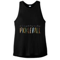 It's A Good Days To Play Pickleball Dink Player Pickleball Ladies PosiCharge Tri-Blend Wicking Tank