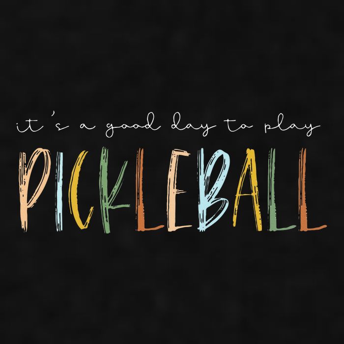 It's A Good Days To Play Pickleball Dink Player Pickleball Ladies PosiCharge Tri-Blend Wicking Tank