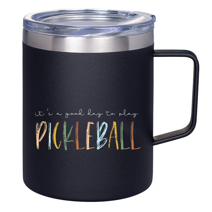 It's A Good Days To Play Pickleball Dink Player Pickleball 12oz Stainless Steel Coffee Mug