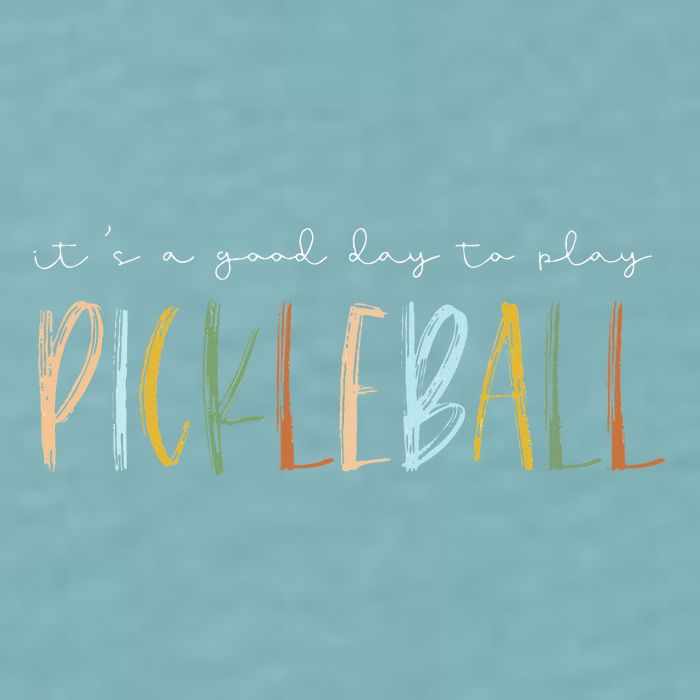It's A Good Days To Play Pickleball Dink Player Pickleball Sueded Cloud Jersey T-Shirt