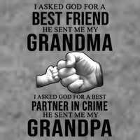 I Asked God For A Best Friend He Sent Me My Grandma Sustainable Beanie
