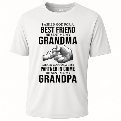 I Asked God For A Best Friend He Sent Me My Grandma Performance Shirt
