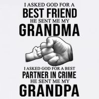 I Asked God For A Best Friend He Sent Me My Grandma Cooling Performance Crew T-Shirt